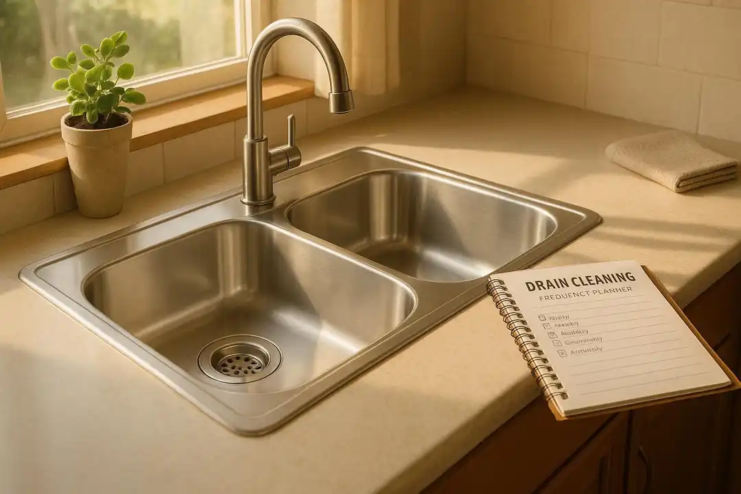 Featured image for: Drain Cleaning Frequency Planner for Your Home
