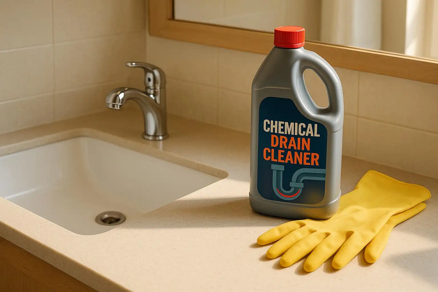 How to Safely Use Chemical Drain Cleaners - plumbing tips and insights from Hernandez Plumbing