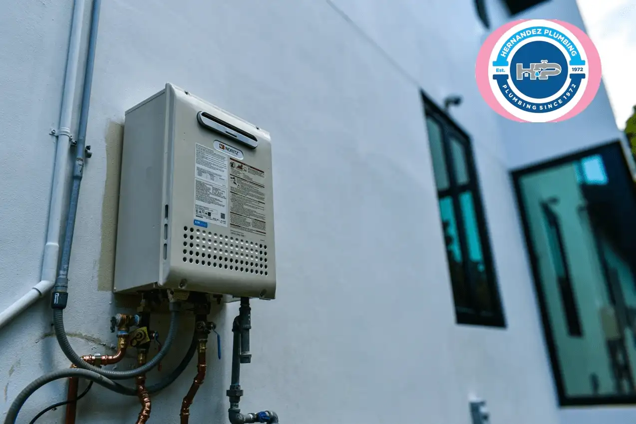 Noritz tankless water heater installation by Hernandez Plumbing in Miami